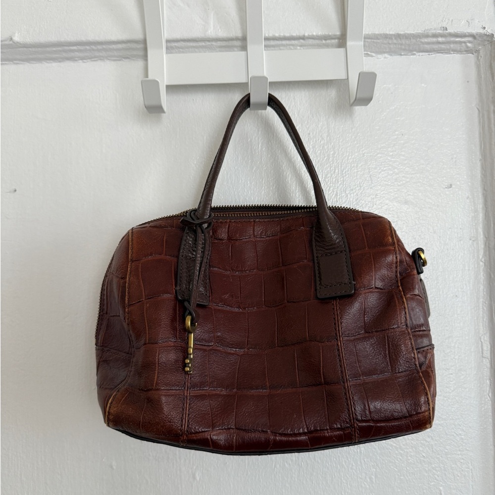 Fossil Brown Crossbody Bag